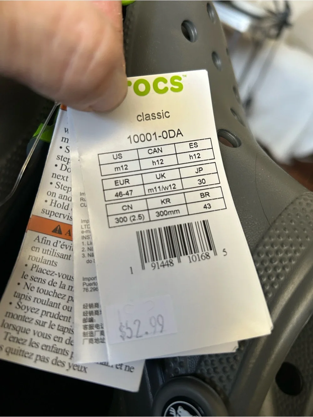CROCS Classic Clog in Gray